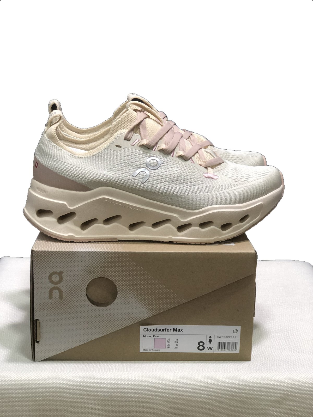 OnCloud Cloudsurfer Max Light Lotus Pink