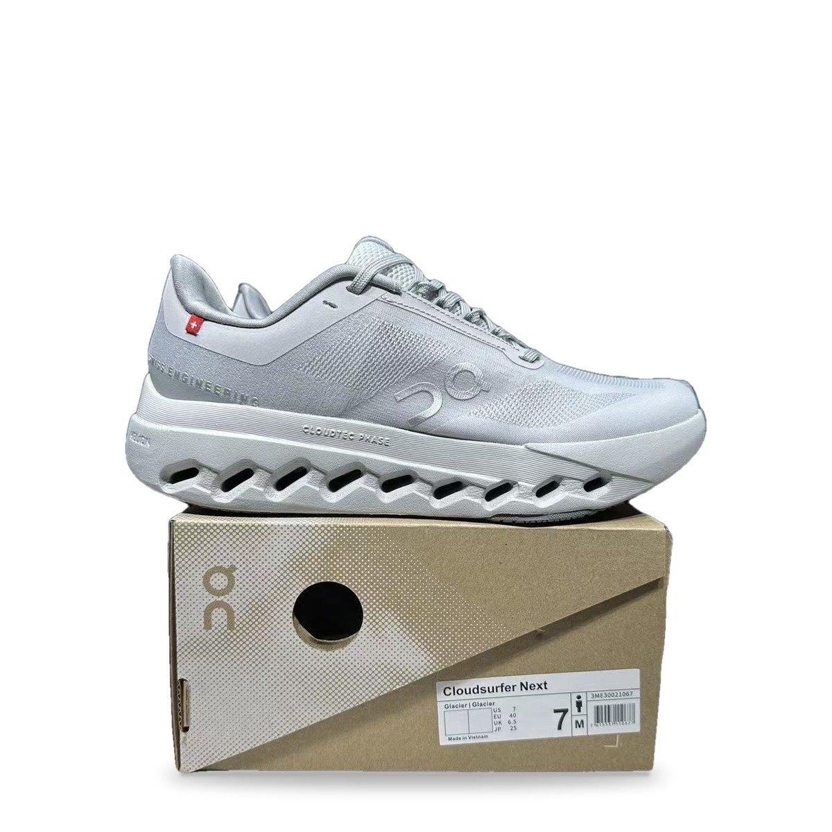 Metallic White Grey
