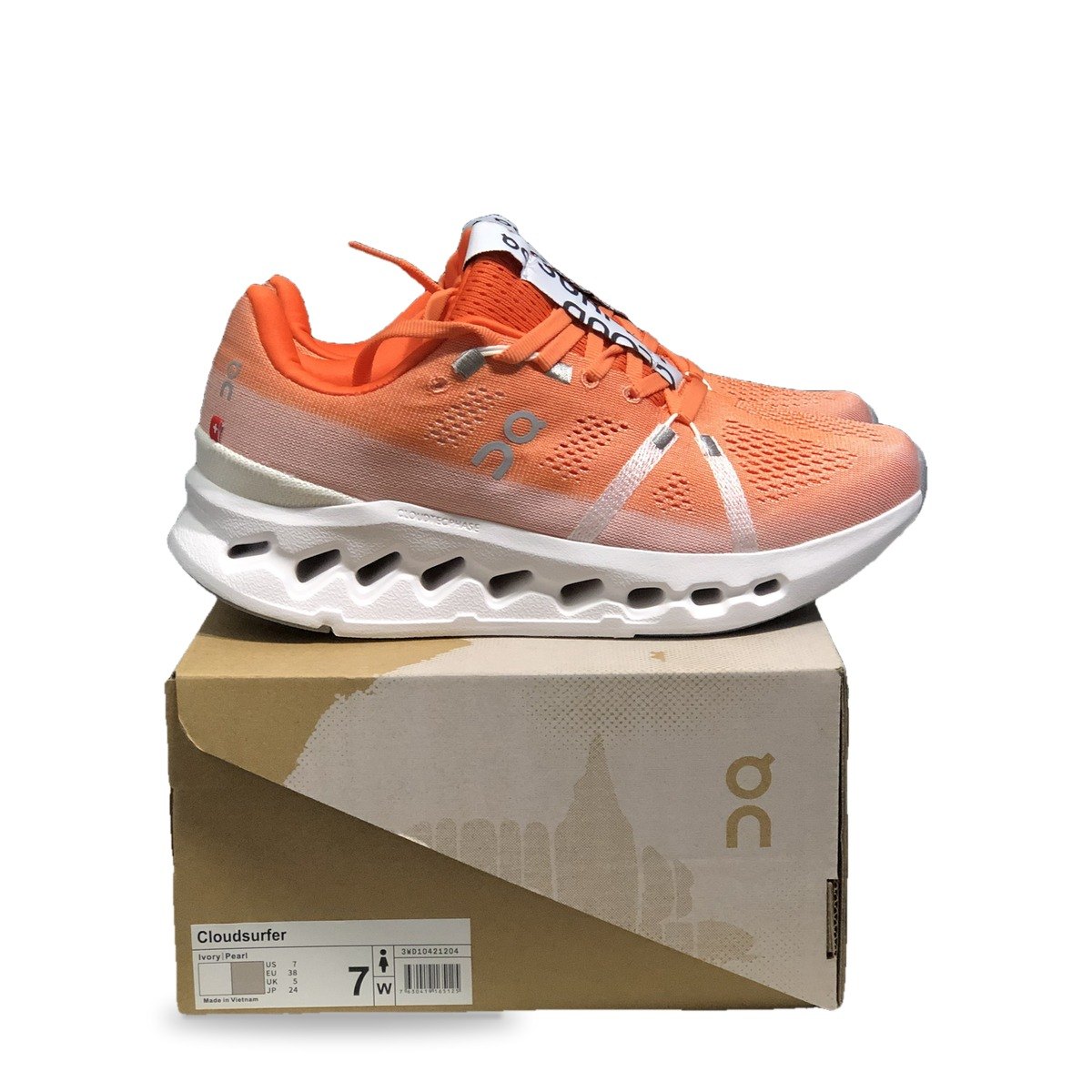 OnCloud Surfer Orange Red White