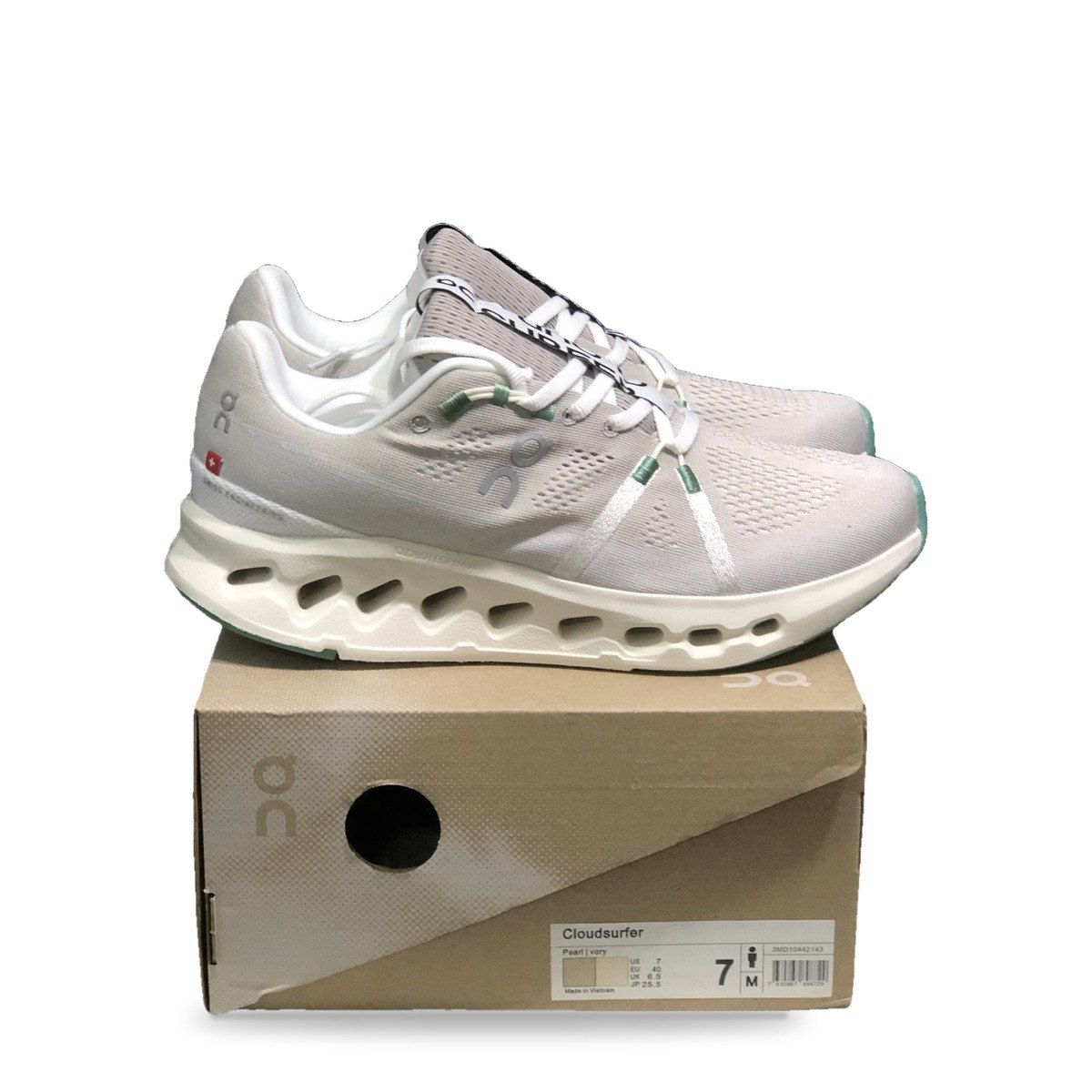 OnCloud Surfer Pearl White