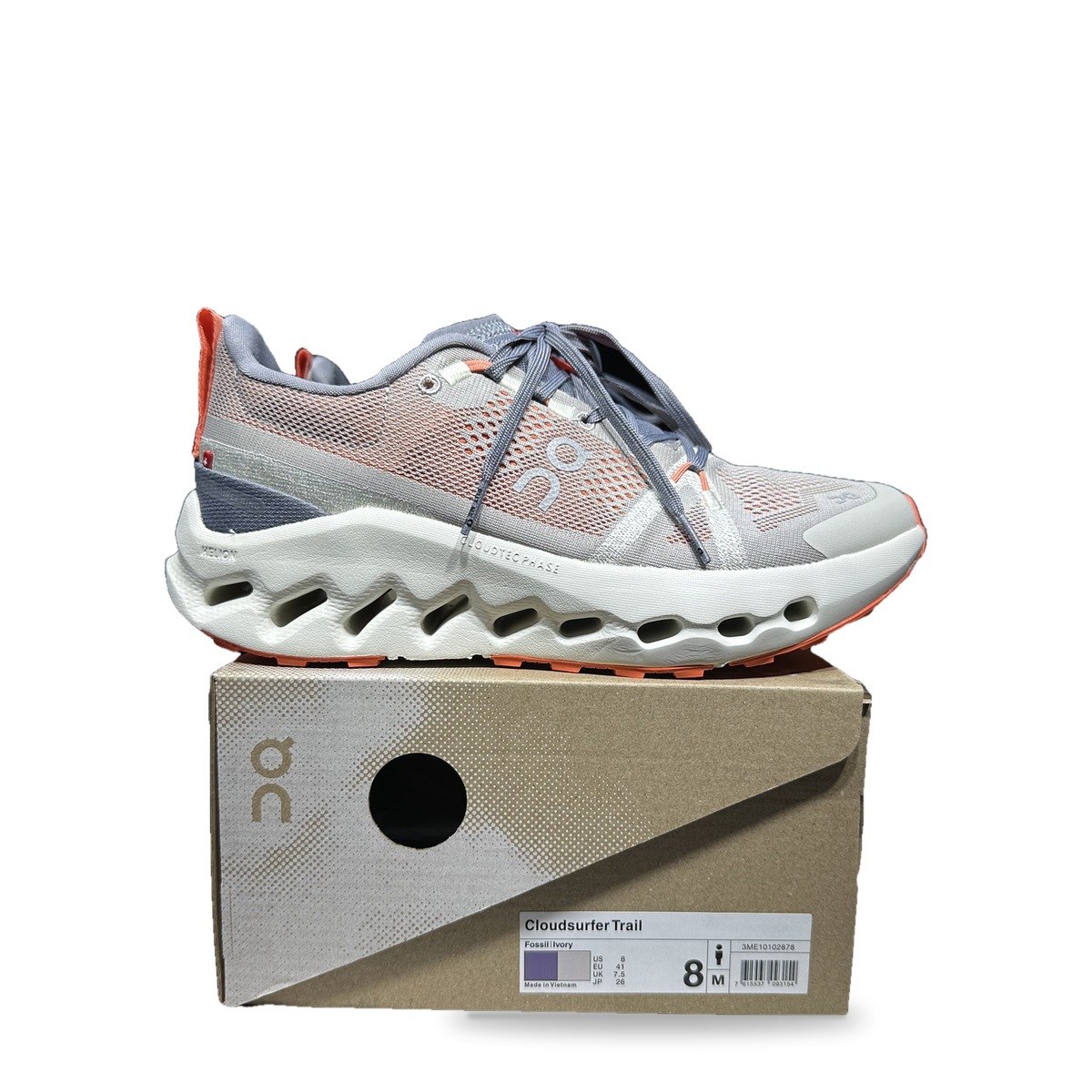OnCloud Surfer Trail Mesh Grey Orange