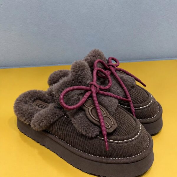 UGG Disquette Heritage Slipper Burnt Cedar – real photo