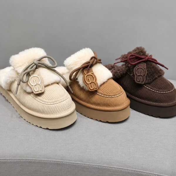 UGG Disquette Heritage Slipper Chestnut – real photo
