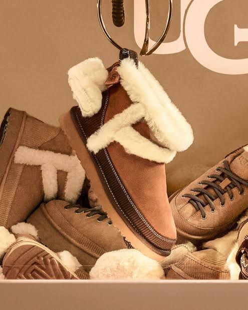 UGG shearling boots and sneakers