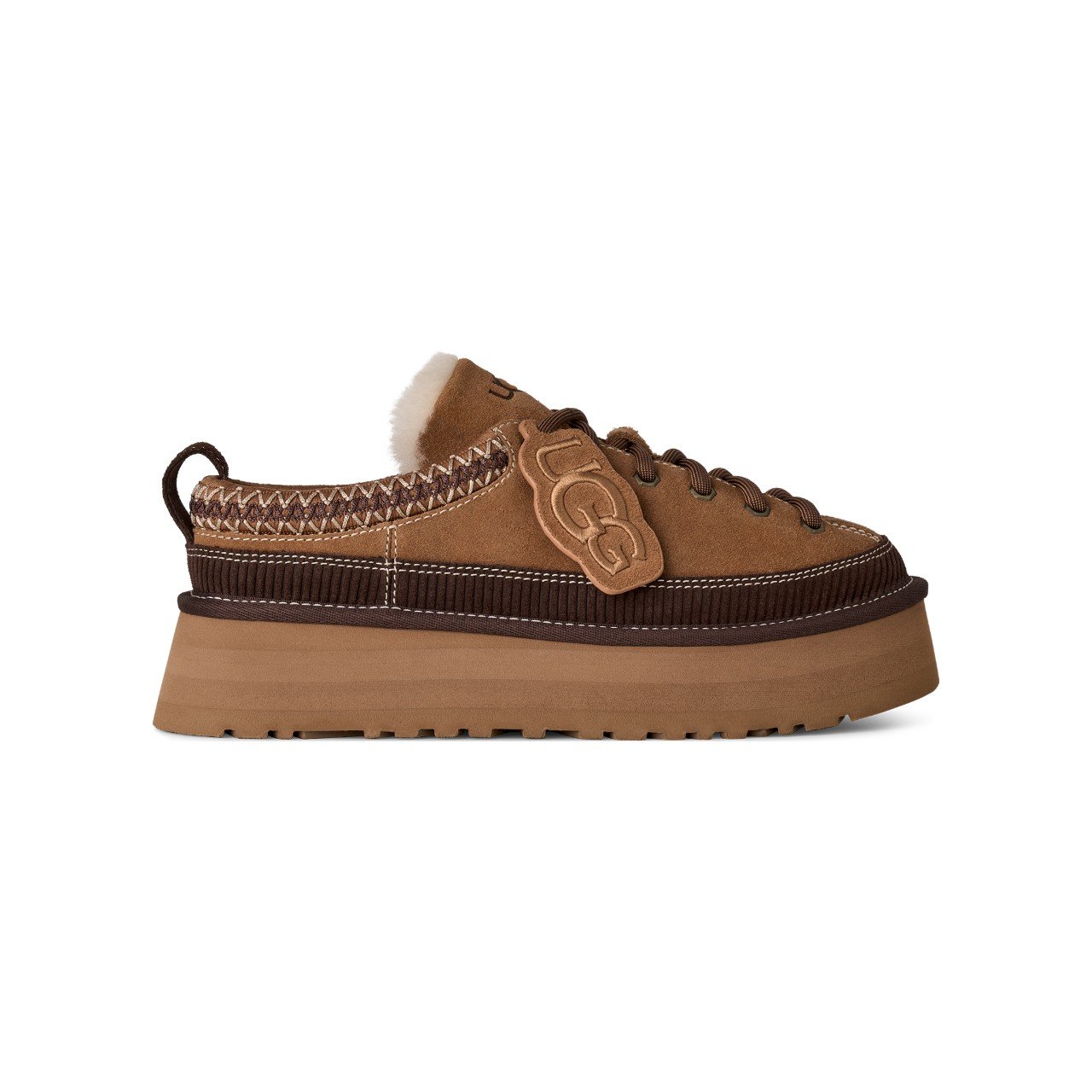 UGG Heritage Lace-Up Slipper Chestnut