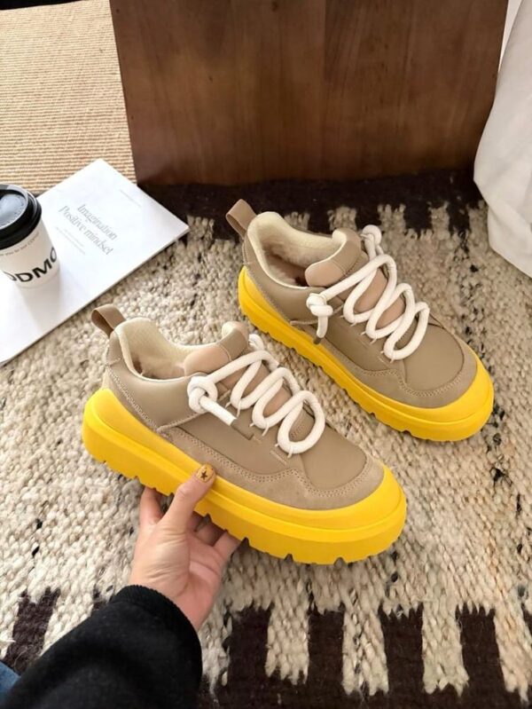 UGG heritage utility sneaker sand yellow