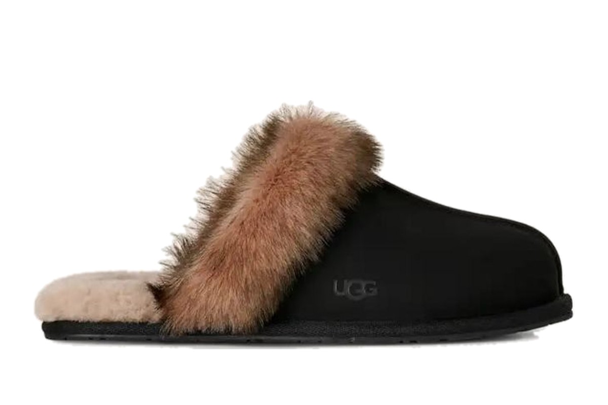UGG Scuffette Nubuck Slipper Black