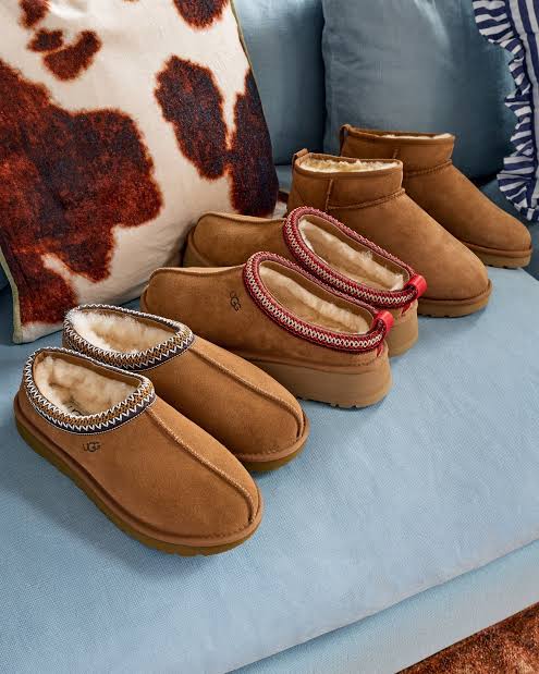 UGG Tasman and Tazz slippers in chestnut